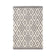 High-pile floor rug - Hamar Cubes Cream/Grey