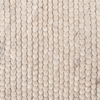 Oval Wool Rug - Feline White/Blended