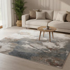 Washable Abstract Rug - Misha Flow Multicolour