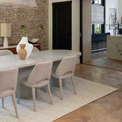 Hand-Woven Floor Rug - Donna White 815