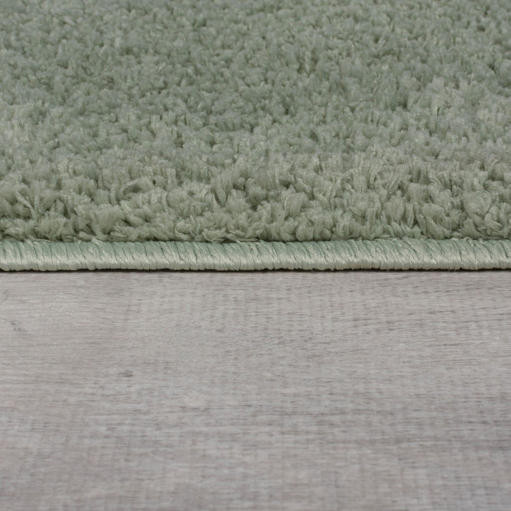 Shaggy Floor Rug - Farenzo Mint Green