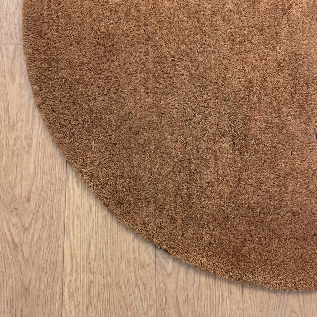 Round wool rug - Leone Taupe