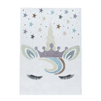 Children's floor rug Unicorn - Lucy White