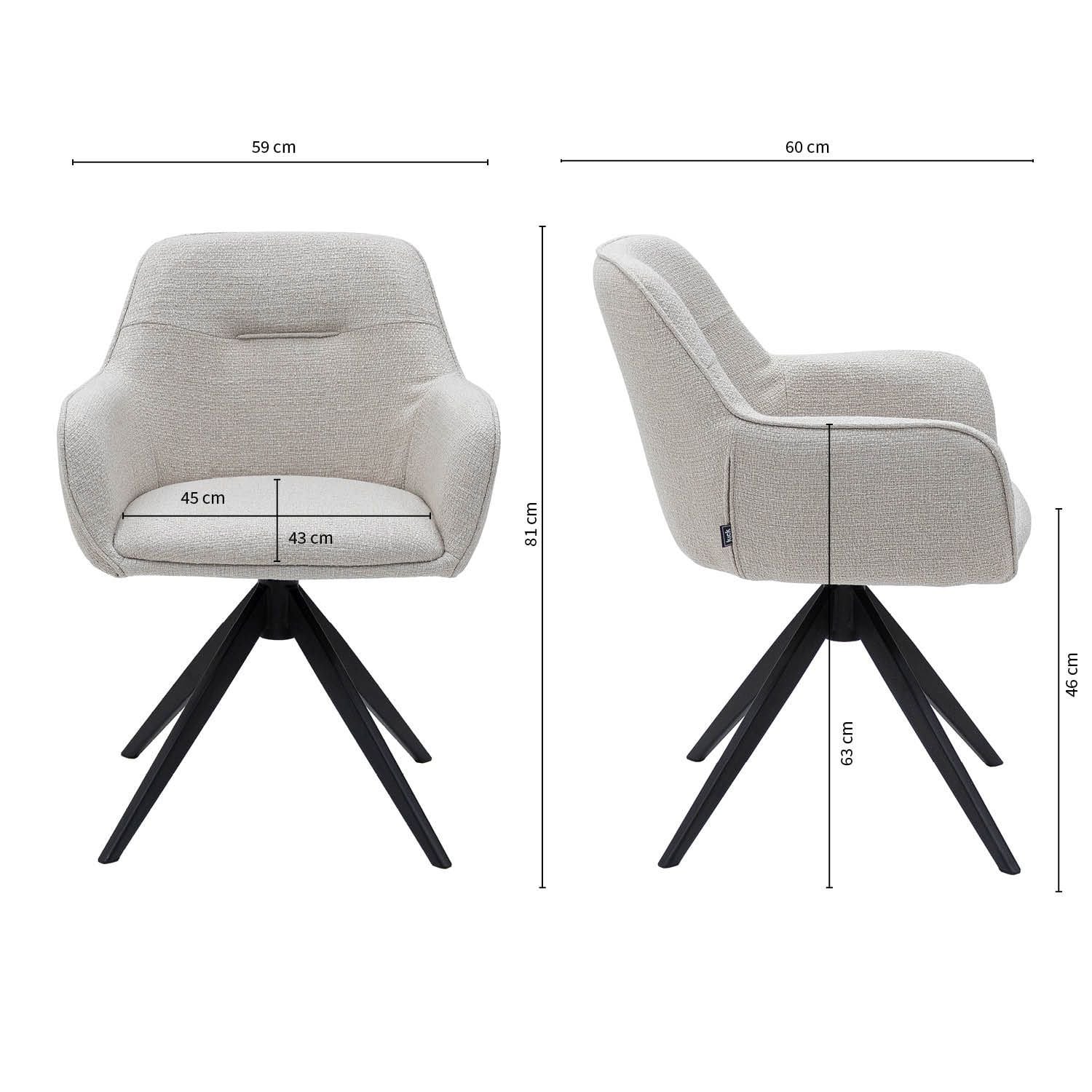 Swivel Chair - Arne White