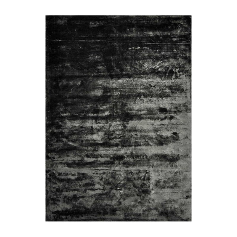 Viscose floor rug - Frederique Brown