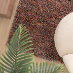 High Pile Wool Rug - Elin Multicolour