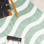 Outdoor Rug - Summer Waves Green