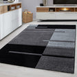 Modern floor rug - Tetris Grey 1310