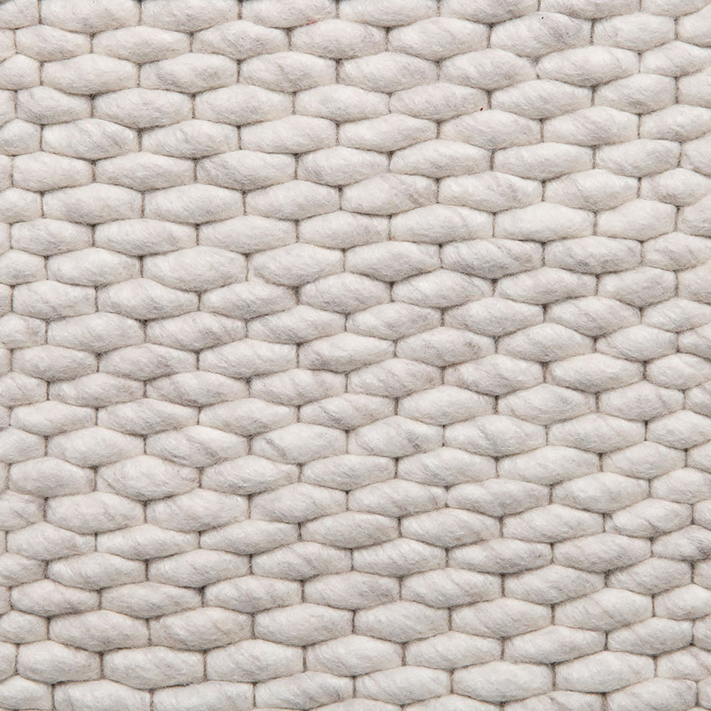 Wool floor rug made to measure - Genua Cream/White 815