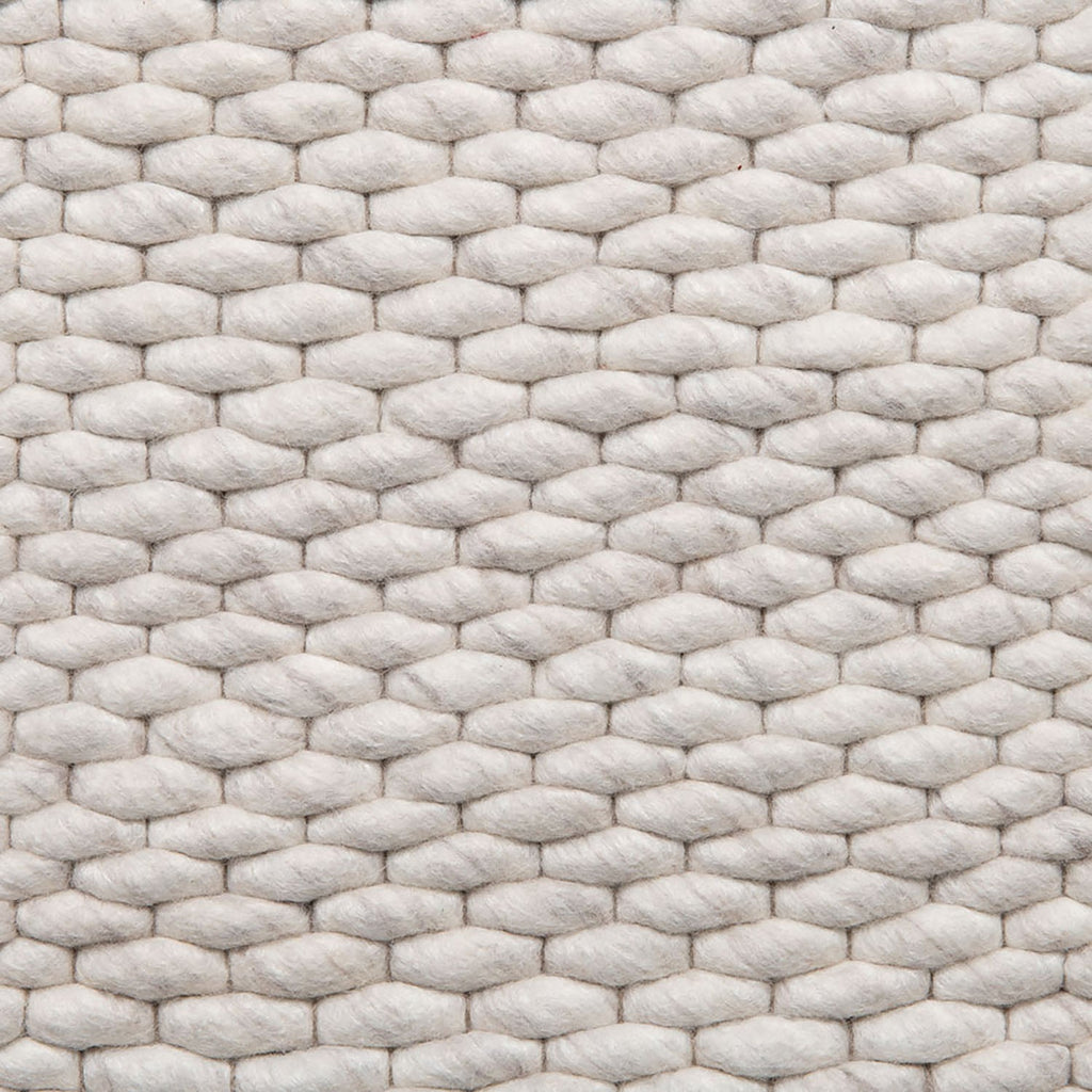 Wool floor rug made to measure - Genua Cream/White 815