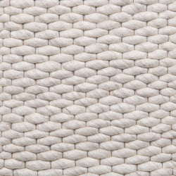 Wool floor rug made to measure - Genua Cream/White 815