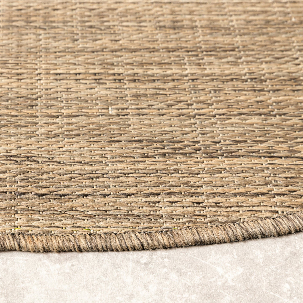 Round Outdoor Rug - Malta Melange Natural