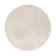 Round Washable Viscose Rug - Vive Cream