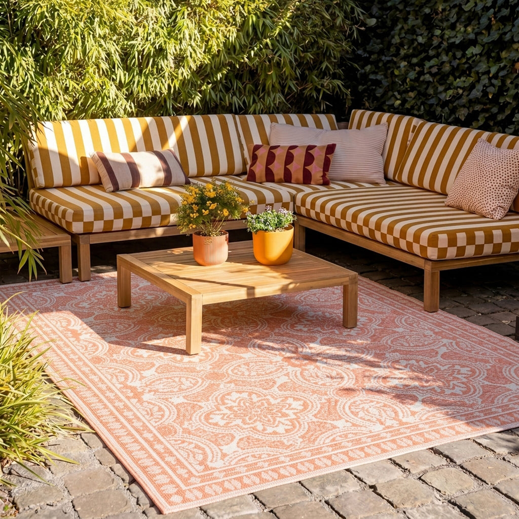 Outdoor Rug - Summer Oriental Pink