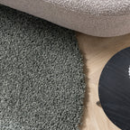 Round shaggy rug - Yves Green