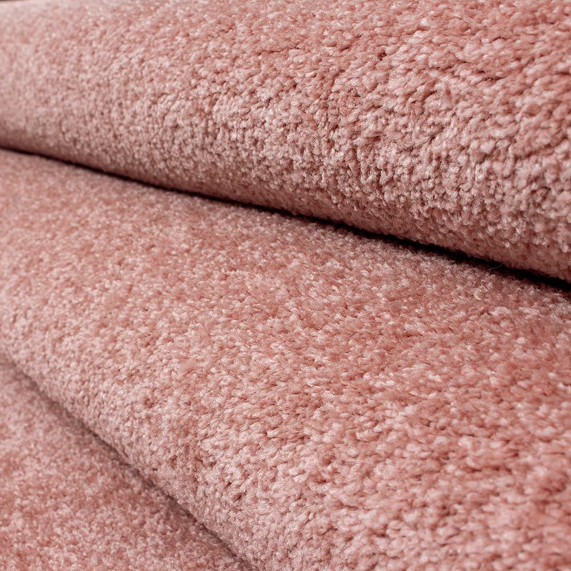 Round Low-Pile Floor Rug - Asa Rose