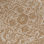 Jute Outdoor Rug - Daisy Medaillon White
