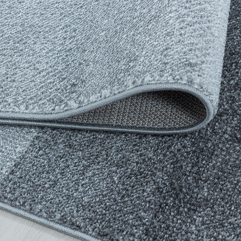 Retro Rug - Stencil Rectangles Grey/Anthracite