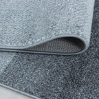 Retro Rug - Stencil Rectangles Grey/Anthracite