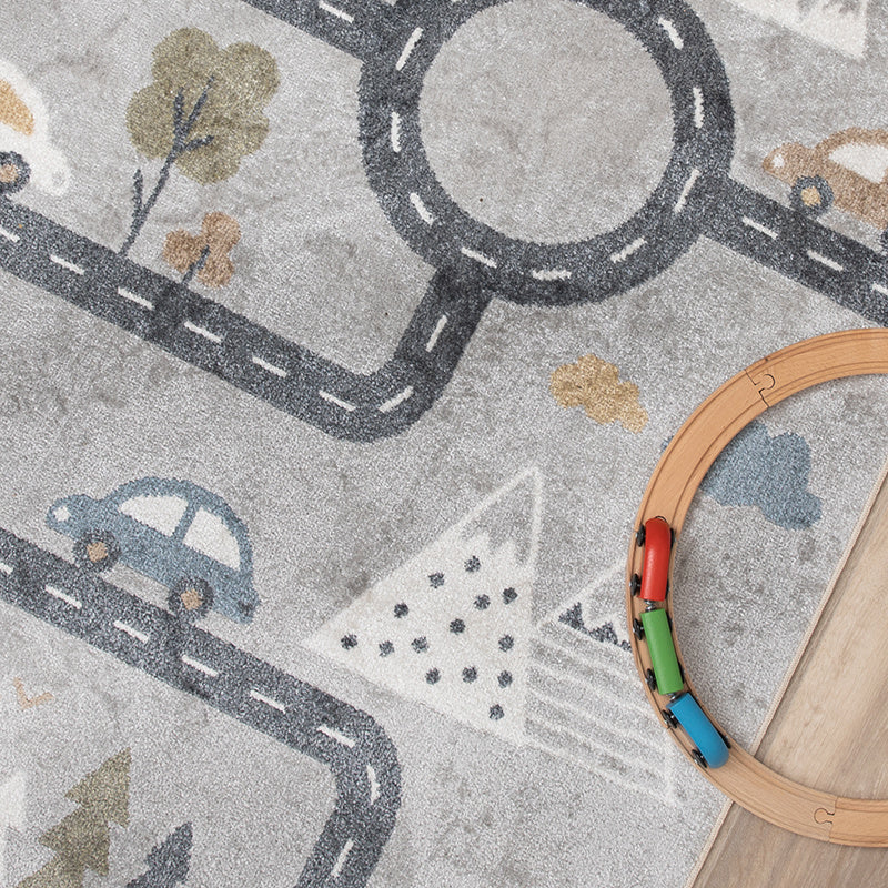 Washable Kids Rug - Ravi Road Multicolour