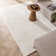 Wool Rug - Giselle Circles White