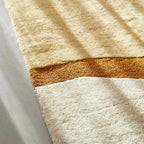 Wool floor rug - Organix Gold/Cream 510