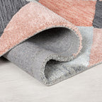 Geometric floor rug - Zeso Icon Terracotta
