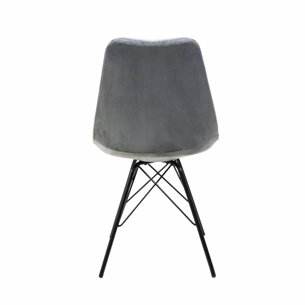 Velvet Chair - Grey
