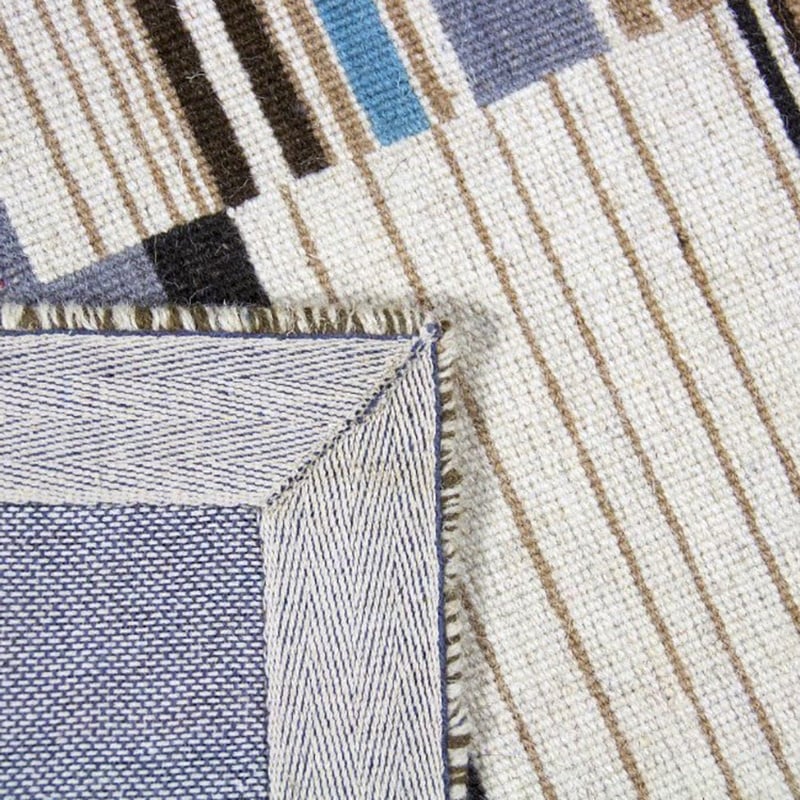 Wool rug - Bon Multicolor/Brown