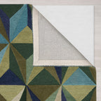 Geometric floor rug - Revelino Blue