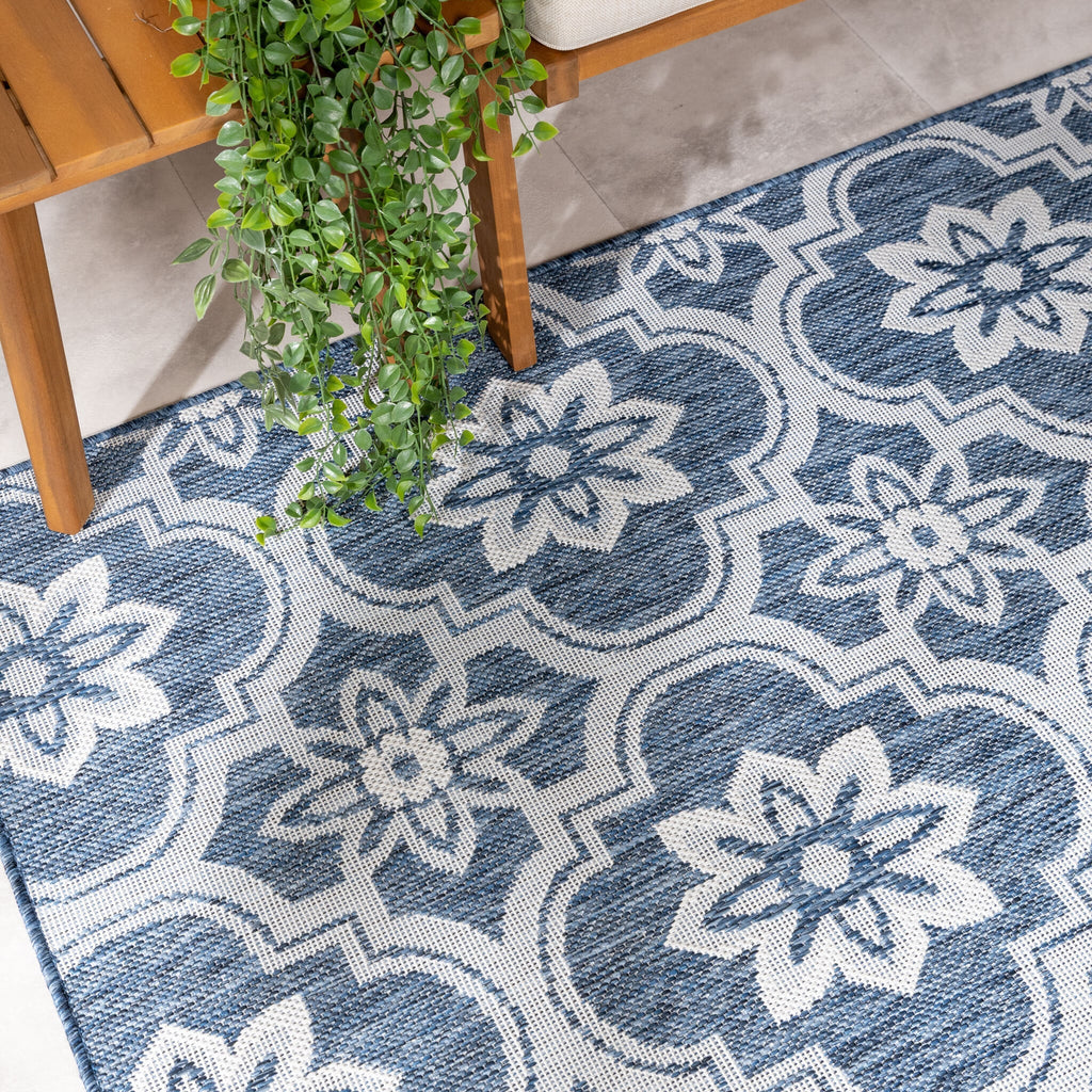 Outdoor Rug – Rio Flower Blue