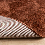 Scandinavian Rug - Lova Border Terracotta