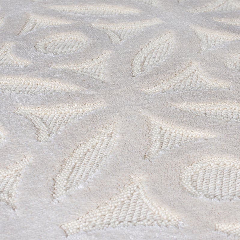 Graphic Floor Rug - Patno Clarissa Cream/White