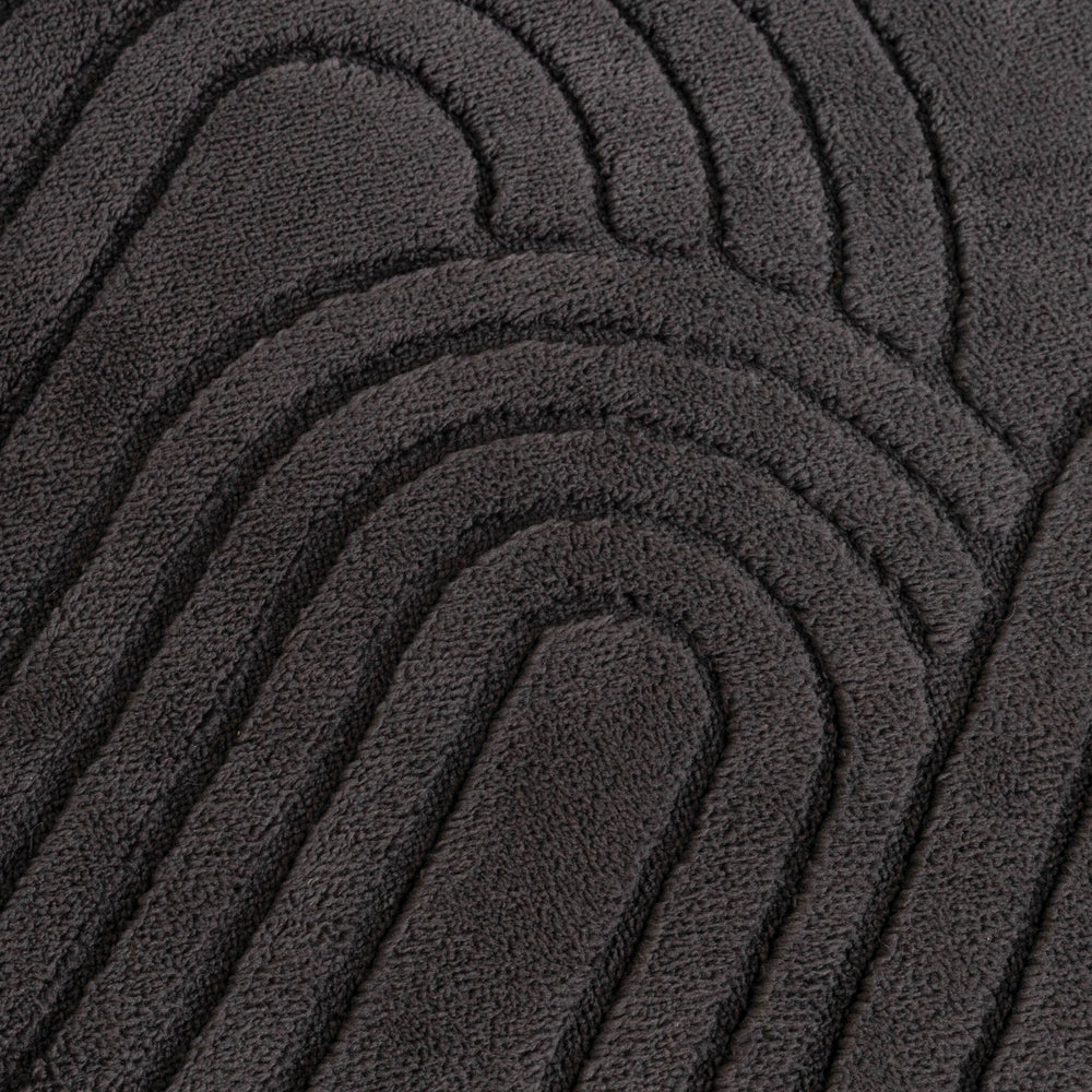 Bathroom Rug - Cassie Arches Black