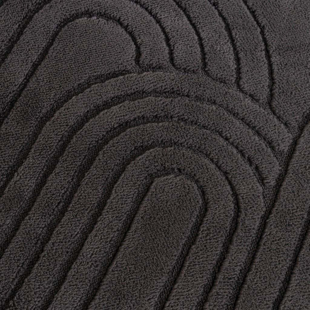 Bathroom Rug - Cassie Arches Black