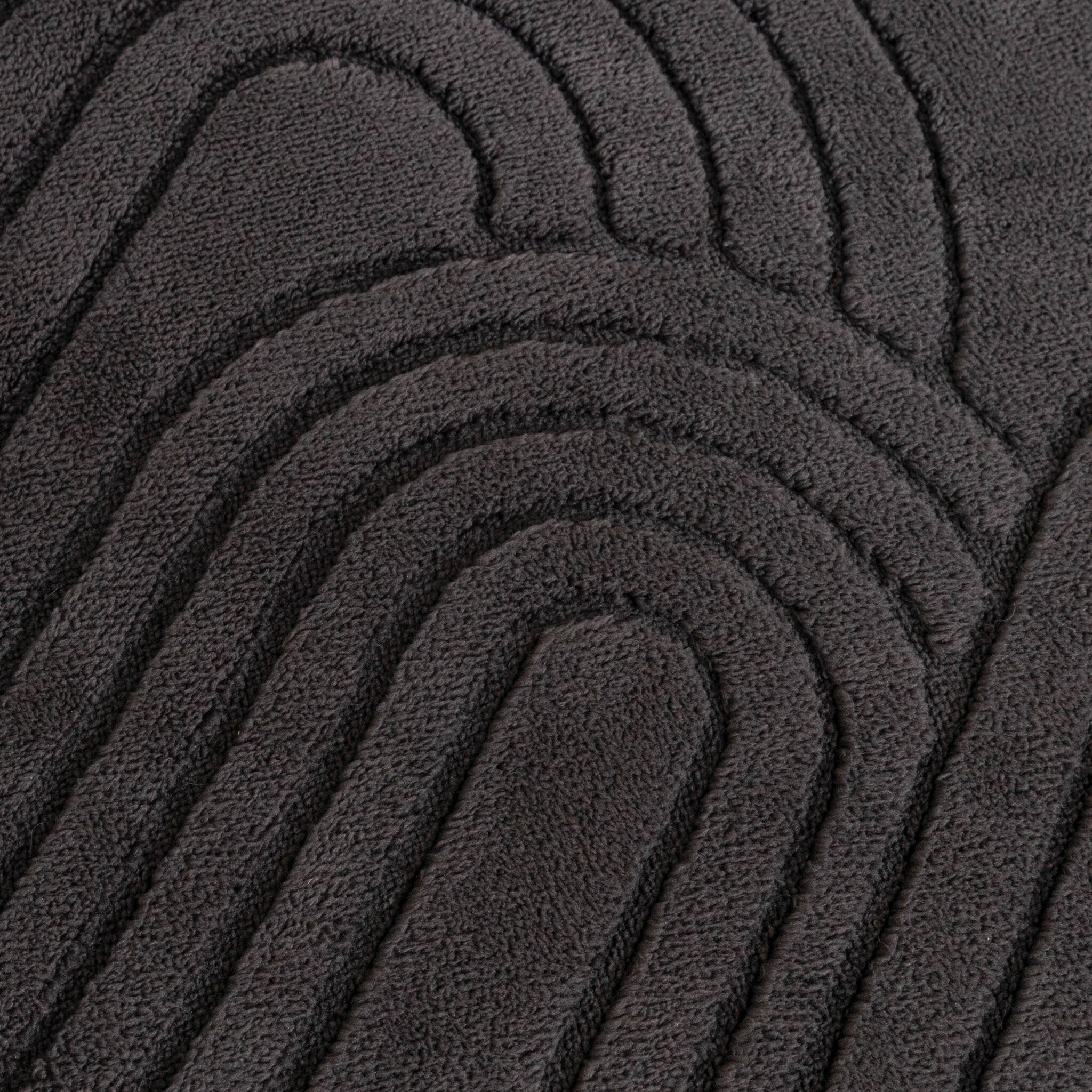 Bathroom Rug - Cassie Arches Black