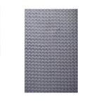 Soft high-pile floor rug - Ambrey 3D Dark Grey