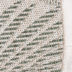Round Outdoor Rug - Tiga Palm Green