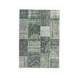 Patchwork floor rug - Bukan Dark Green