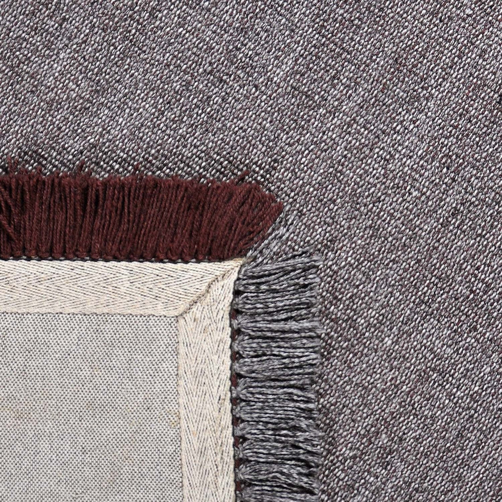 Wool Area Rug - Quentin Blue/Burgundy