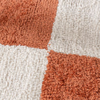 Checkerboard Rug - Blox Terracotta
