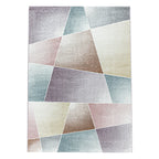 Low-pile floor rug - Smoothly Design Multicolor