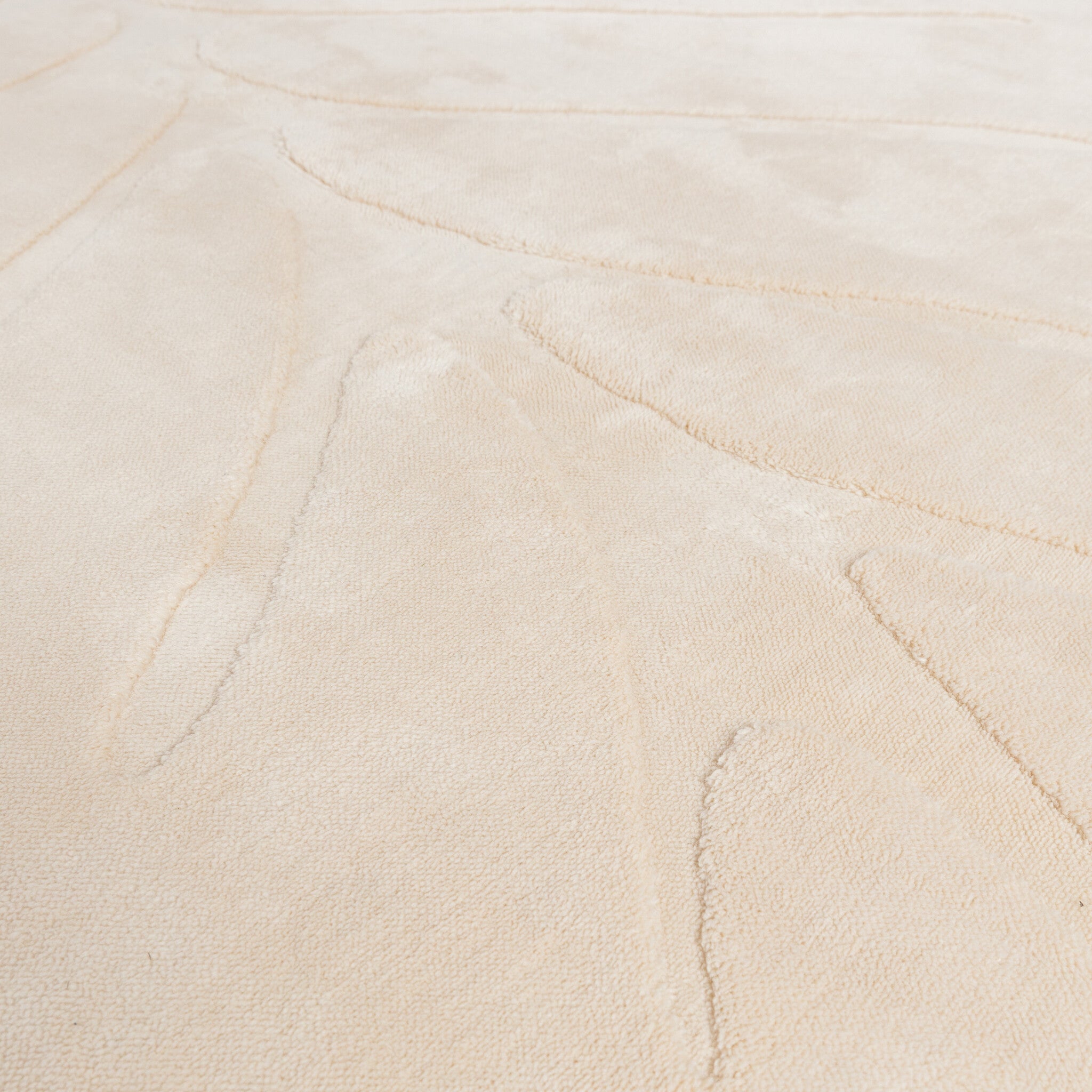 Washable children's rug - Coco Leaf Beige