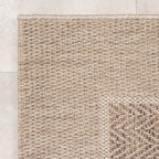 Jute Outdoor Rug - Fora Edge Natural
