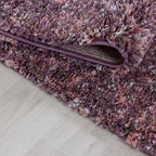 High-pile floor rug - Enjoy Pink