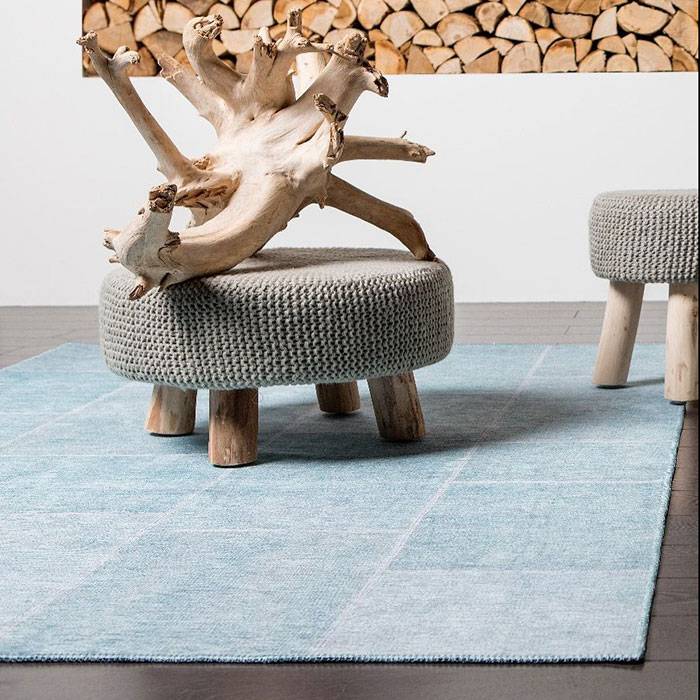 Patchwork Rug - Moods Sea Blue No.08 190x290cm