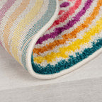 Round colorful children's floor rug - Radiso Spot Multicolor