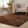 Washable rug - Clean Dark Brown