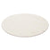 Round High Pile Rug - Solid White