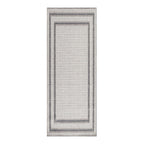 Jute balcony rug - Aruba Double-Edge Cream